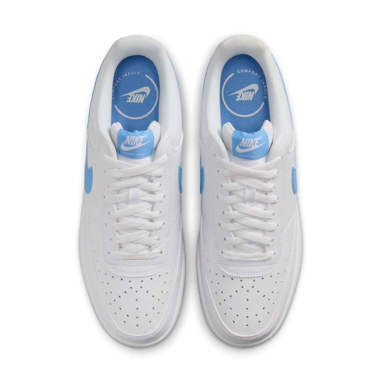 Nike Court Vision Low 'White University Blue' HJ9105-100