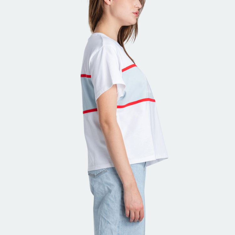 Levis Loose Casual Pure Cotton Short Sleeve White 85498-0000