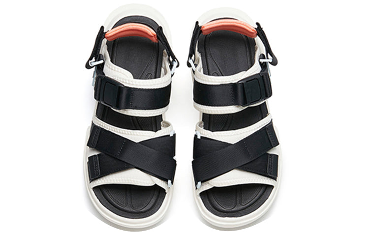 (WMNS) ANTA BaDao Sandals 'Black White Orange' 122238501-2