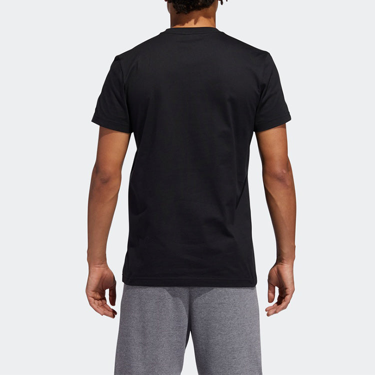 adidas SHANGHAI TEE Basketball Sports Short Sleeve Black GE1058