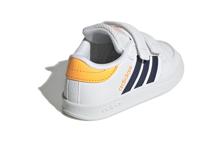 (TD) adidas Breaknet Shoes 'Cloud White Dark Blue Flash Orange' GW2901