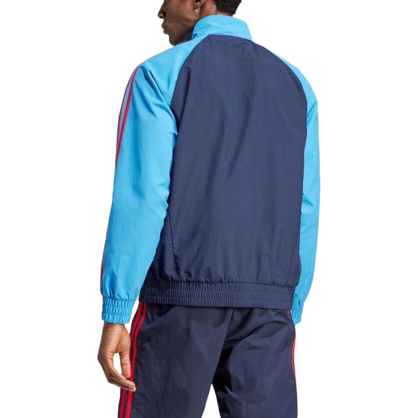 adidas Arsenal Woven Track Top Asia Sizing 'Ray Blue Legend Ink' IU2073