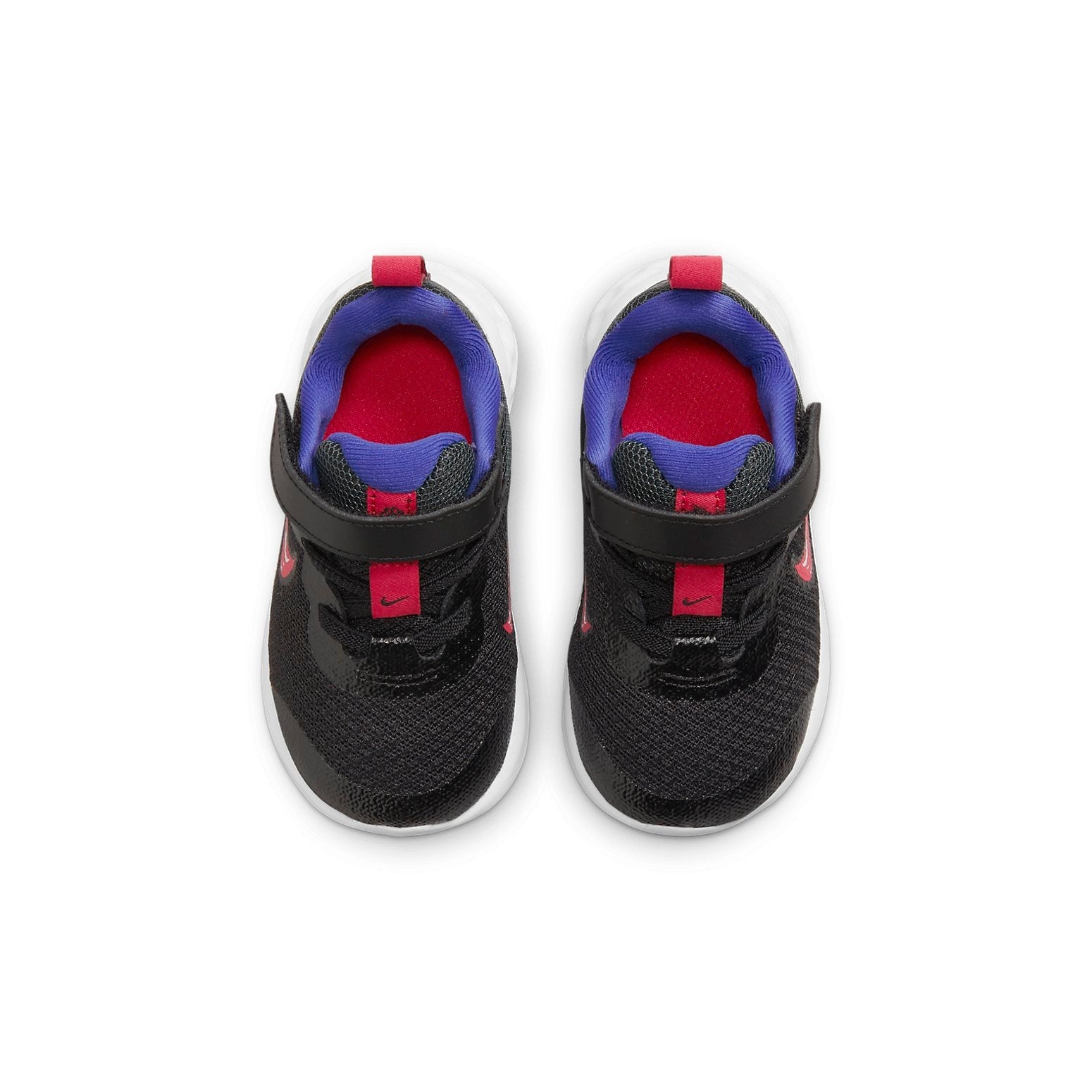 (TD) Nike Revolution 6 Low-Top Running Shoes Black/Red/Purple DD1105-013