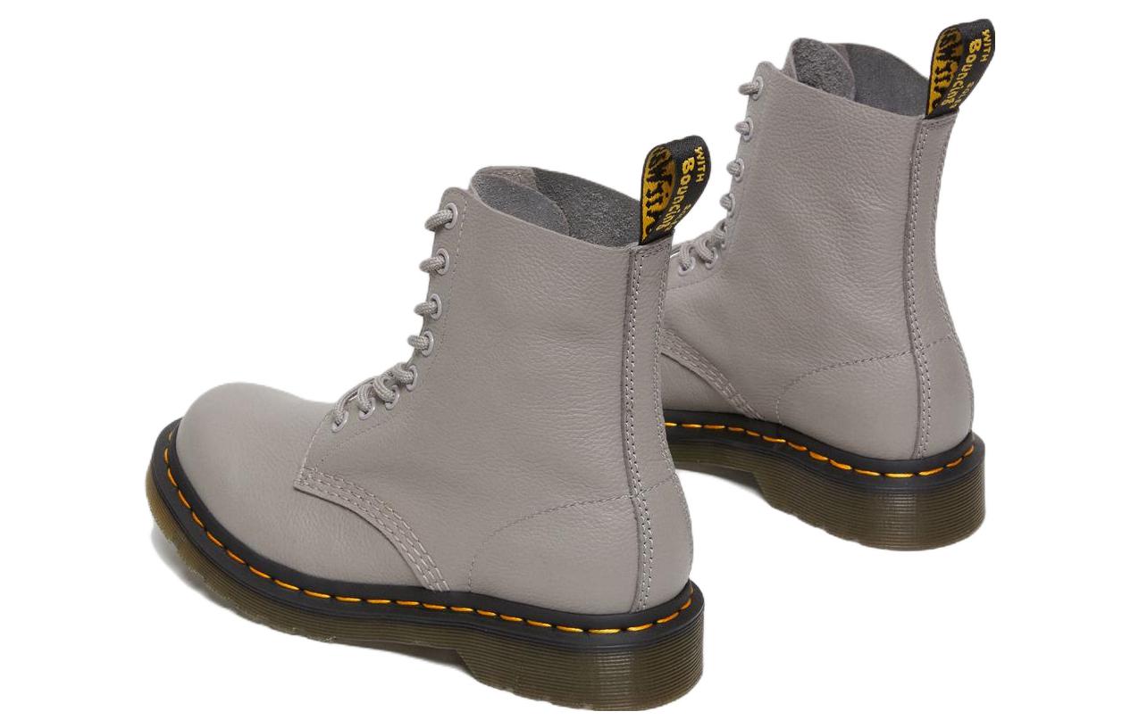 (WMNS) Dr. Martens 1460 Pascal Virginia Leather Boots 'Grey' 27641076