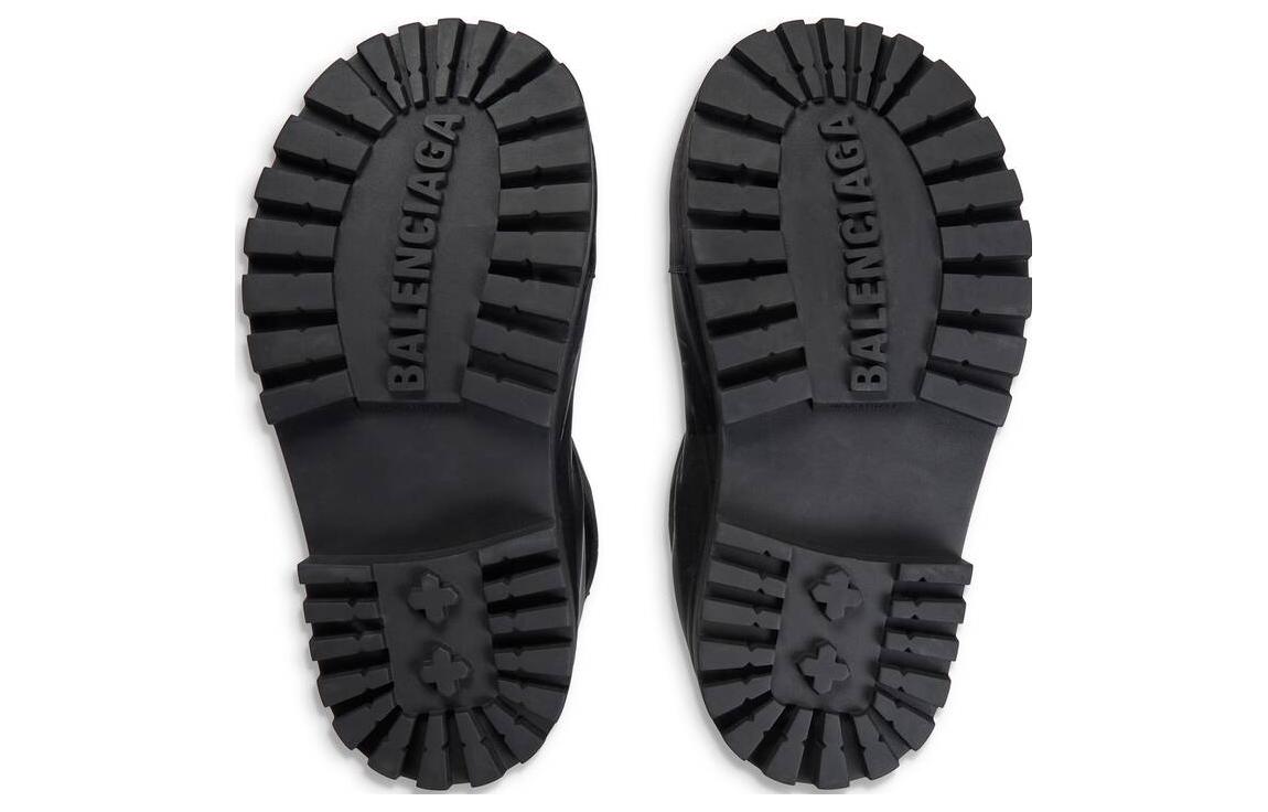 (WMNS) Balenciaga Alaska Low Boots 'Black Nylon' 780558W4SA11000