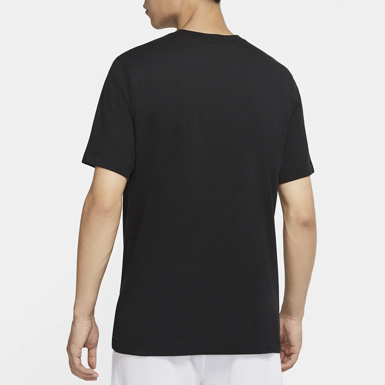 Nike DRI-FIT JUST DO IT. Alphabet Printing Short Sleeve Black CV1076-010
