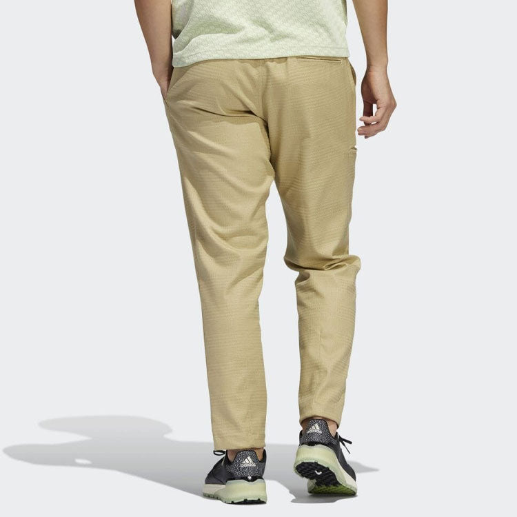 Men's adidas Solid Color Plaid Printing Casual Long Pants/Trousers Japanese Version Khaki HA3609