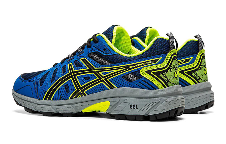(GS) ASICS Gel-Venture 7 'Blue Safety Yellow' 1014A072-001