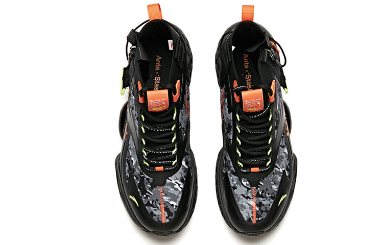 ANTA High Top Full Cushion 'Black Orange Grey' 91945500-5