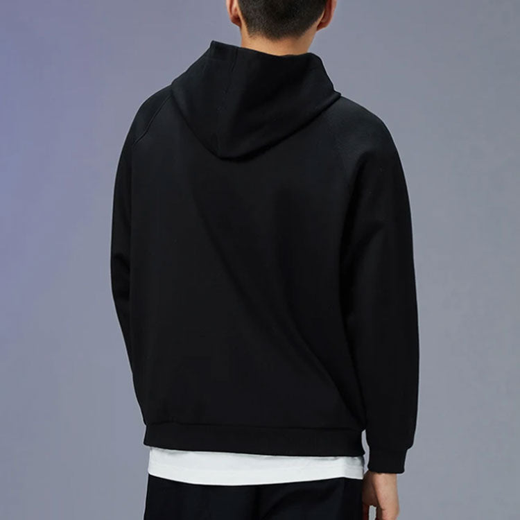Li-Ning Stylish Loose Sports Hoodie 'Black' AWDS230-1