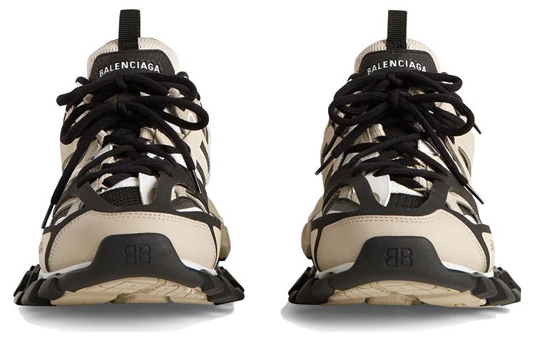 Balenciaga Track Sneakers 'Beige and Black Mesh and Nylon' 542023W3AC48071