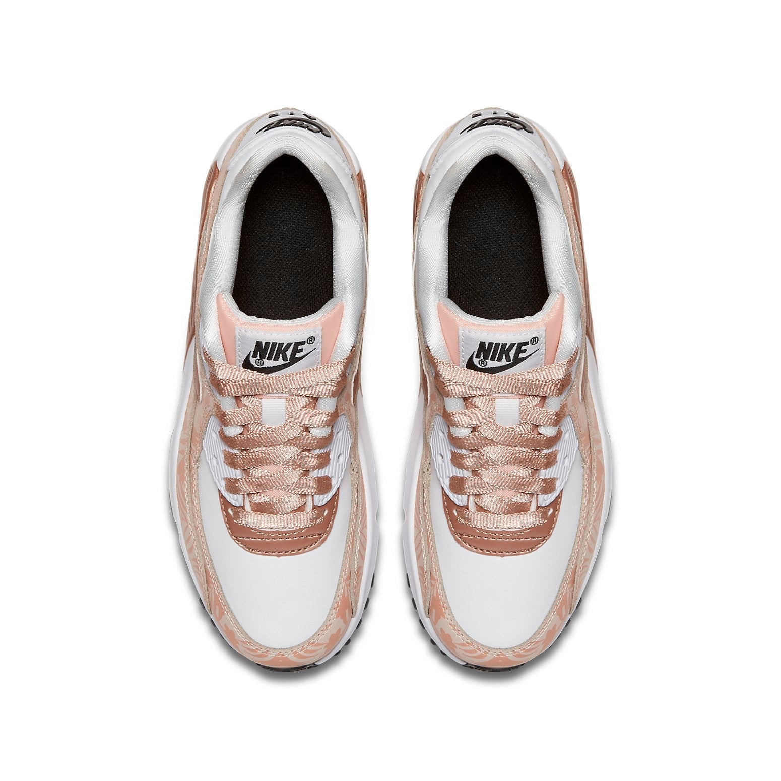 (GS) Nike Air Max 90 'Print White Bronze' 844616-100