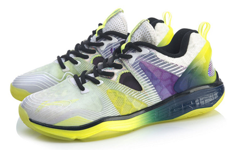 (WMNS) Li-Ning Gyrfalcon 'White Purple Green' AYAQ006-1
