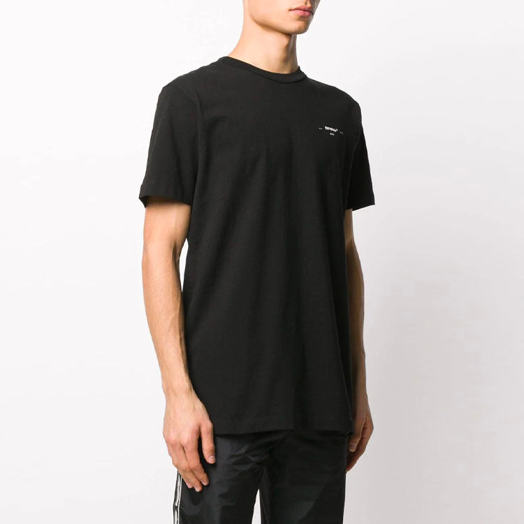 Off-White Patch Arrow Short Sleeve Black OMAA027R201850321091