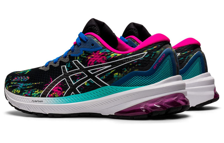 (WMNS) ASICS GT-1000 11 'Color Injection Pack - Black Pink Glow' 1012B282-001