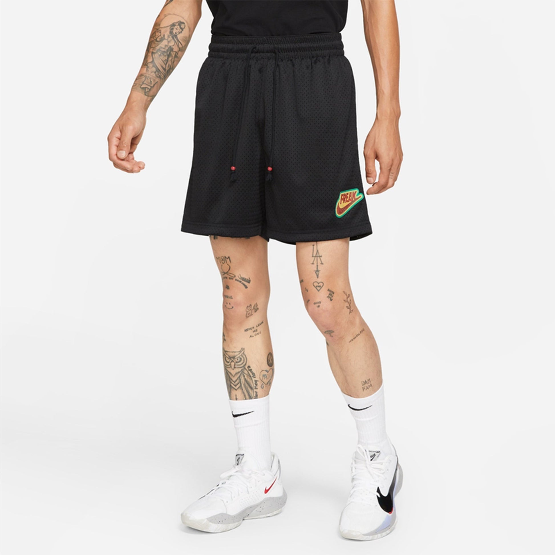 Men's Nike Mesh Short Freak Casual Sports Breathable Knit Shorts Black DA5688-010