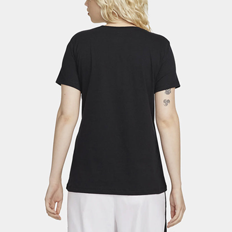 (WMNS) Nike Sportswear Club T-shirt 'Balck' DN2393-010