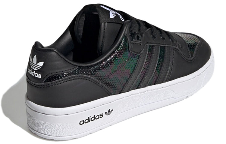 (WMNS) adidas Rivalry Low 'Black White' EF5542