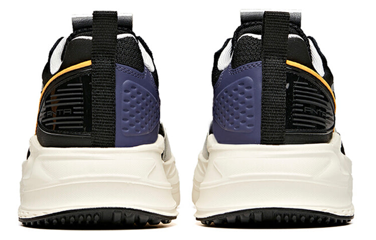 ANTA Mix Casual Sneakers 'Black White' 112118812-3