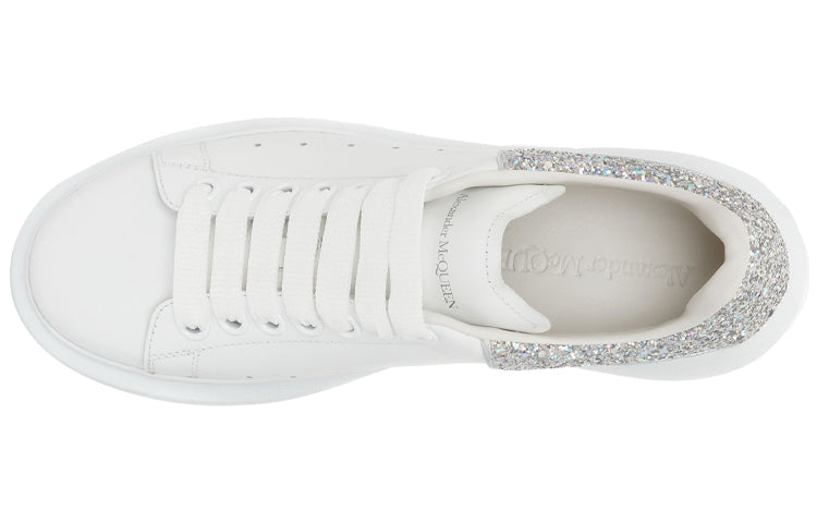 (WMNS) Alexander McQueen Oversized Sneaker 'White Holo Silver' 558945WHTQI9413