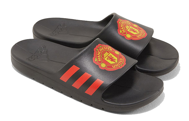 adidas Aqualette Cf MUFC 'Black Red' CP9860