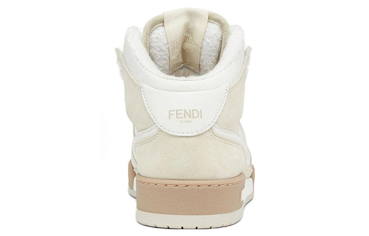 (WMNS) FENDI Match High Top 'White Cream' 8E8358AHH2F1FHS