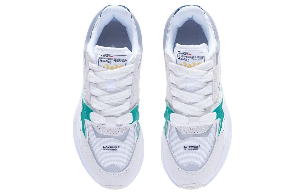(WMNS) Li-Ning 001 Moment V2 'White Green' AGCT018-1