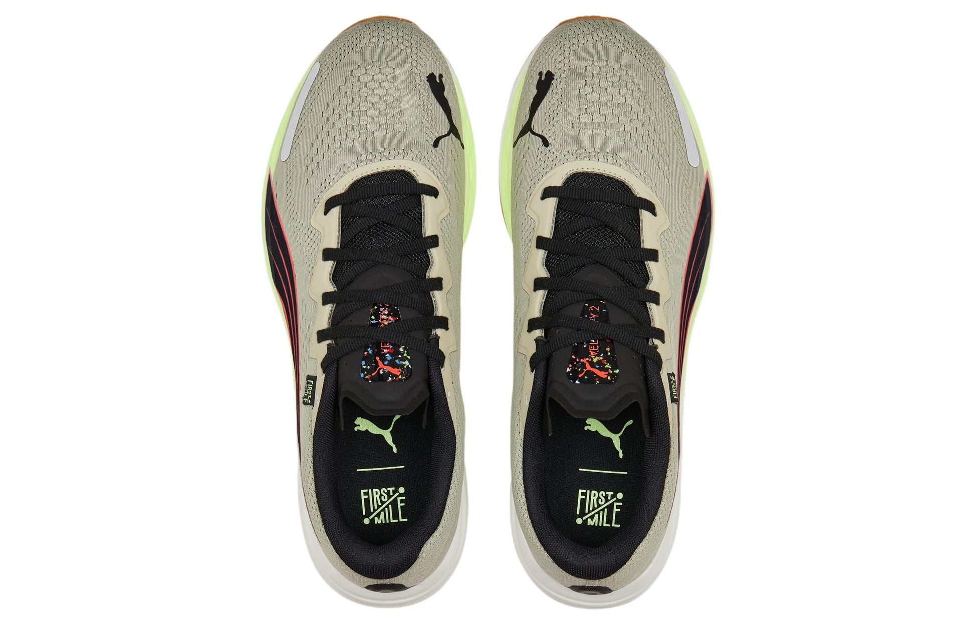 PUMA First Mile x Velocity Nitro 2 'Pebble Grey Firelight' 377291-01