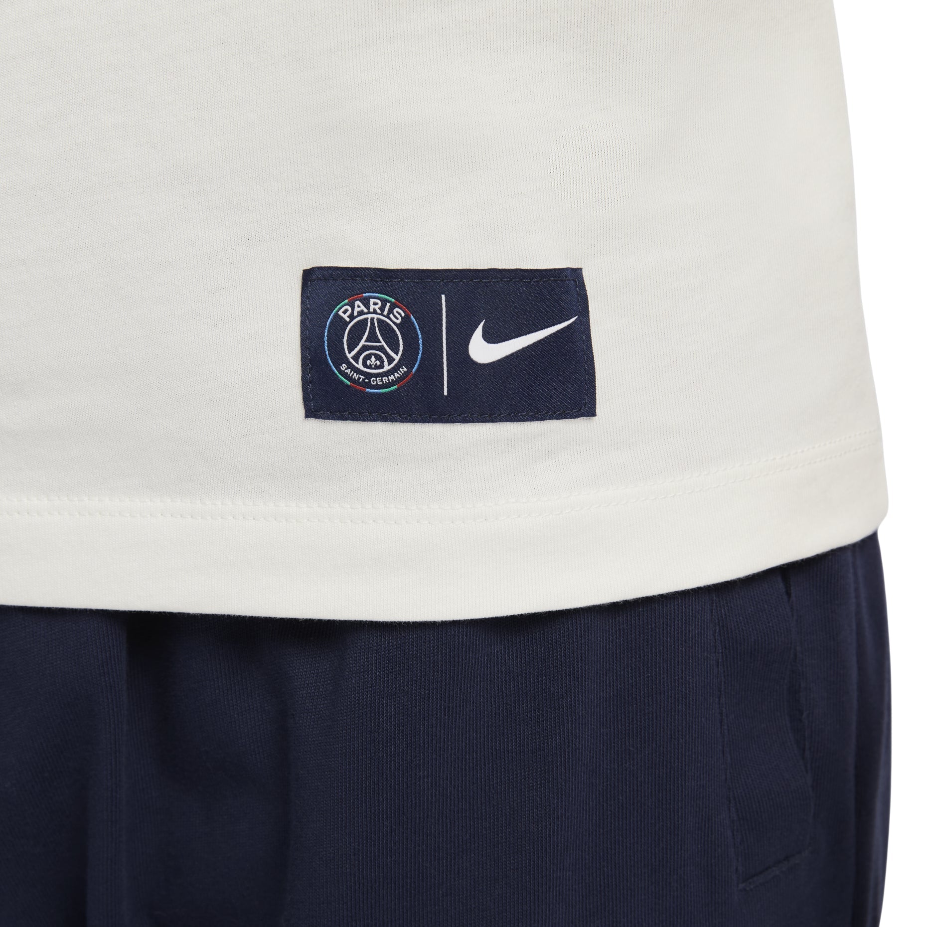 Nike Paris Saint-Germain Soccer T-Shirt Asia Sizing 'Sail' HJ9761-133