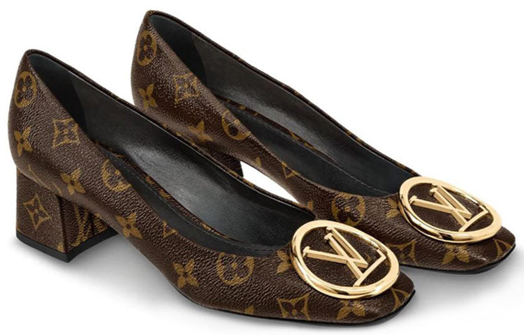 (WMNS) LOUIS VUITTON LV Madeleine Pumps 'Brown Monogram' 1A4XBG