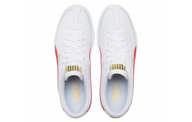 PUMA Oslo-City Casual Board Shoes White/Red 374976-05