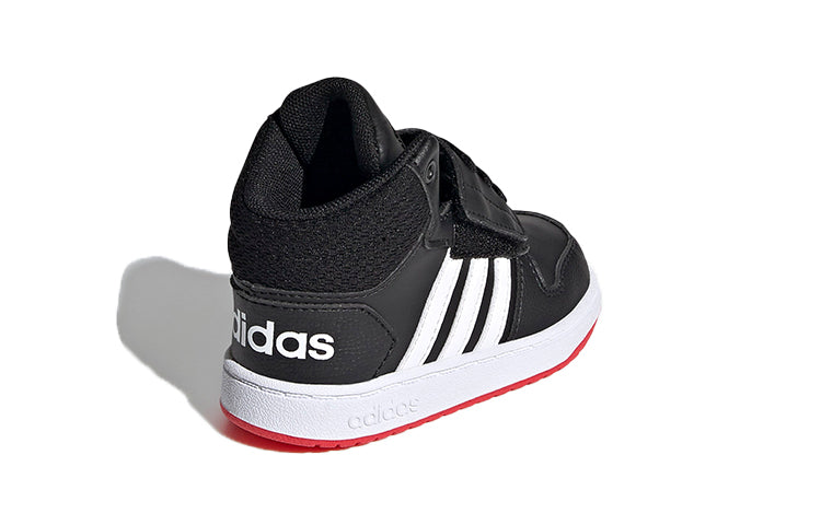 (TD) adidas Hoops 2.0 Mid 'Black White Red' FY9291