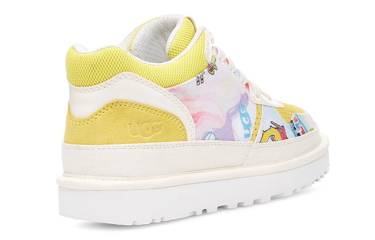 (WMNS) UGG Highland Sport Pop Angeles 'White Yellow' 1111052-MULT
