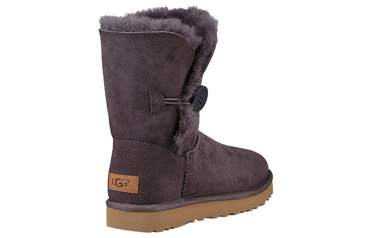 (WMNS) UGG Bailey Button II Boot Snow boots Purple/Grey 1016226-NHT