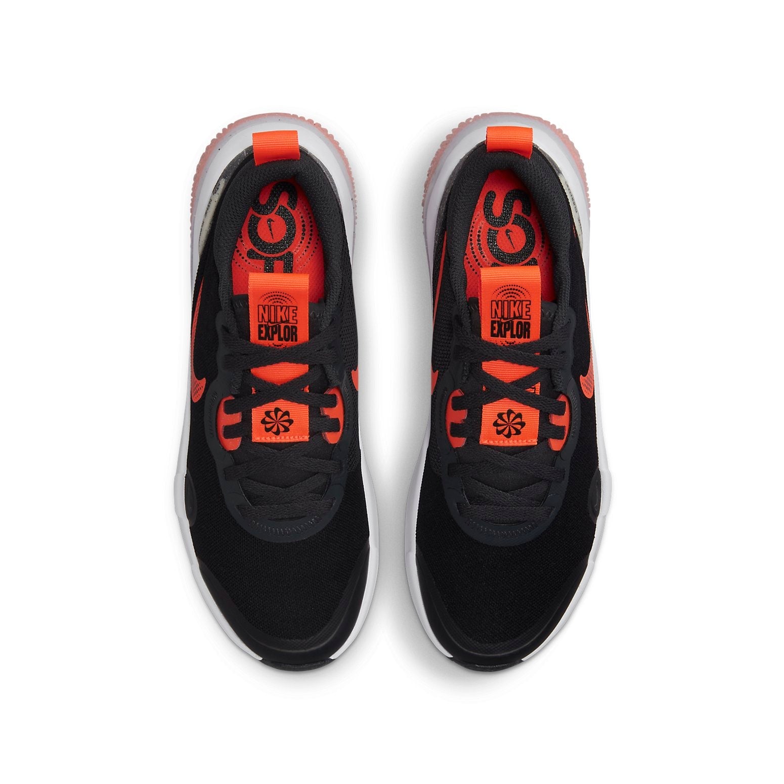 (GS) Nike Explore Next Nature 'Black White Orange' DC5860-001