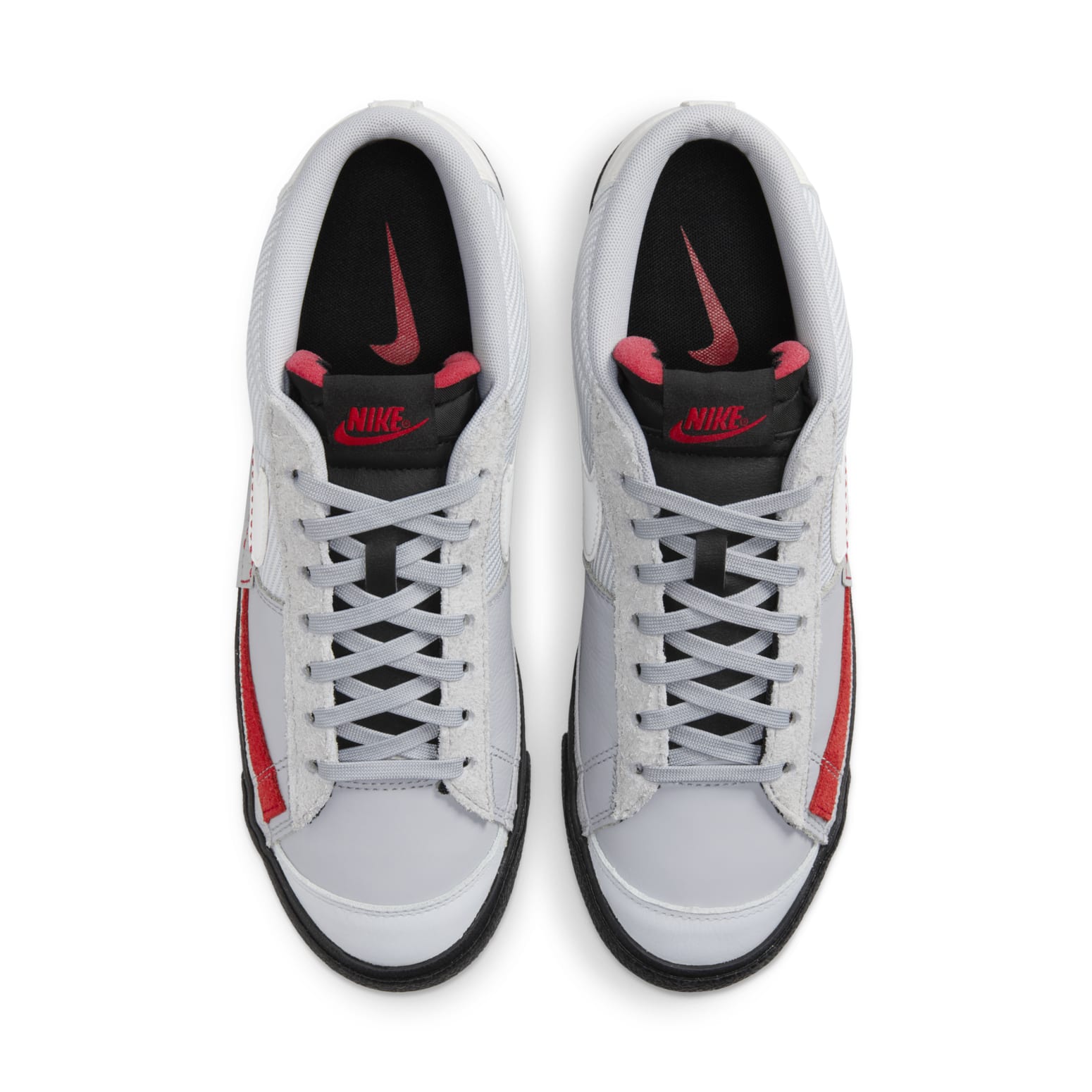 Nike Blazer Low Pro Club 'Wolf Grey University Red' FJ3694-002