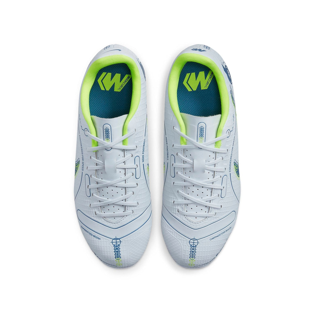 (GS) Nike Mercurial Vapor 14 Academy MG 'Grey Light Marine' DJ2856-054