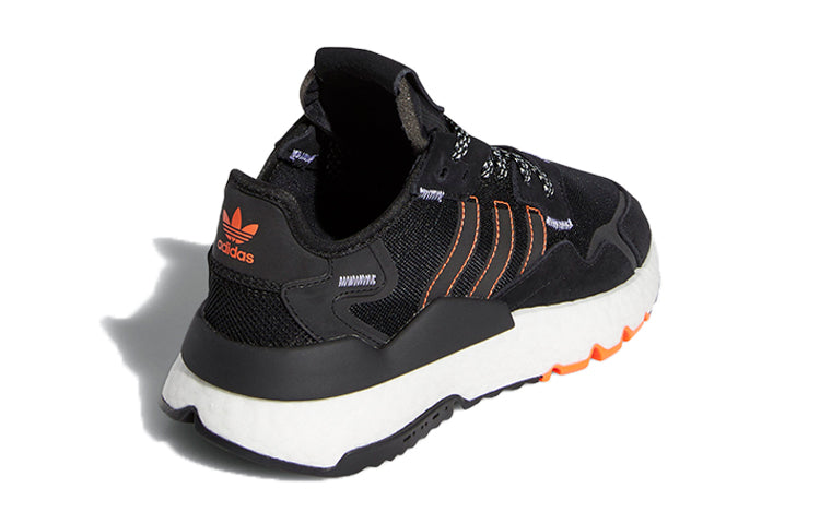 (GS) adidas Nite Jogger 'Black Solar Orange' FW0188