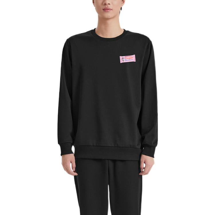 Skechers Logo Printed Crew Sweatshirt 'Grey White Black Blue' L422U242