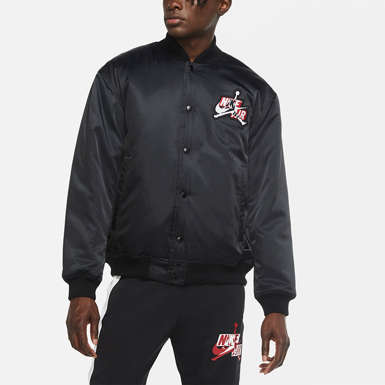 Air Jordan Jumpman Classics Athleisure Casual Sports Stay Warm Jacket Black CT3462-010