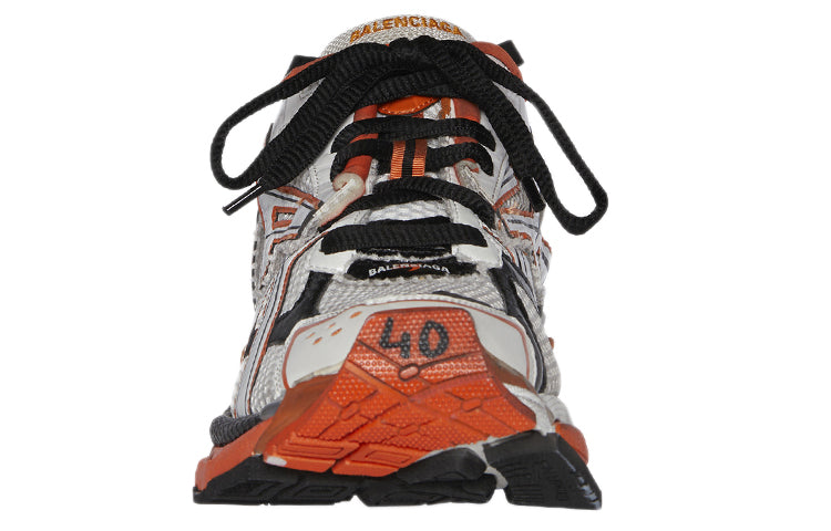 Balenciaga Runner Sneakers 'White Orange Black' 677403W3RB79051