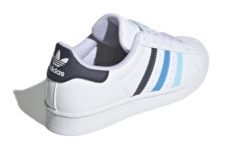 (GS) adidas Superstar Shoes 'White Bliss Blue' GY9327