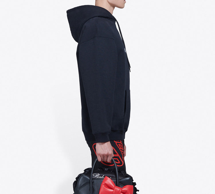 Men's Balenciaga Symbolic Chest Logo Black 570811TIV511070