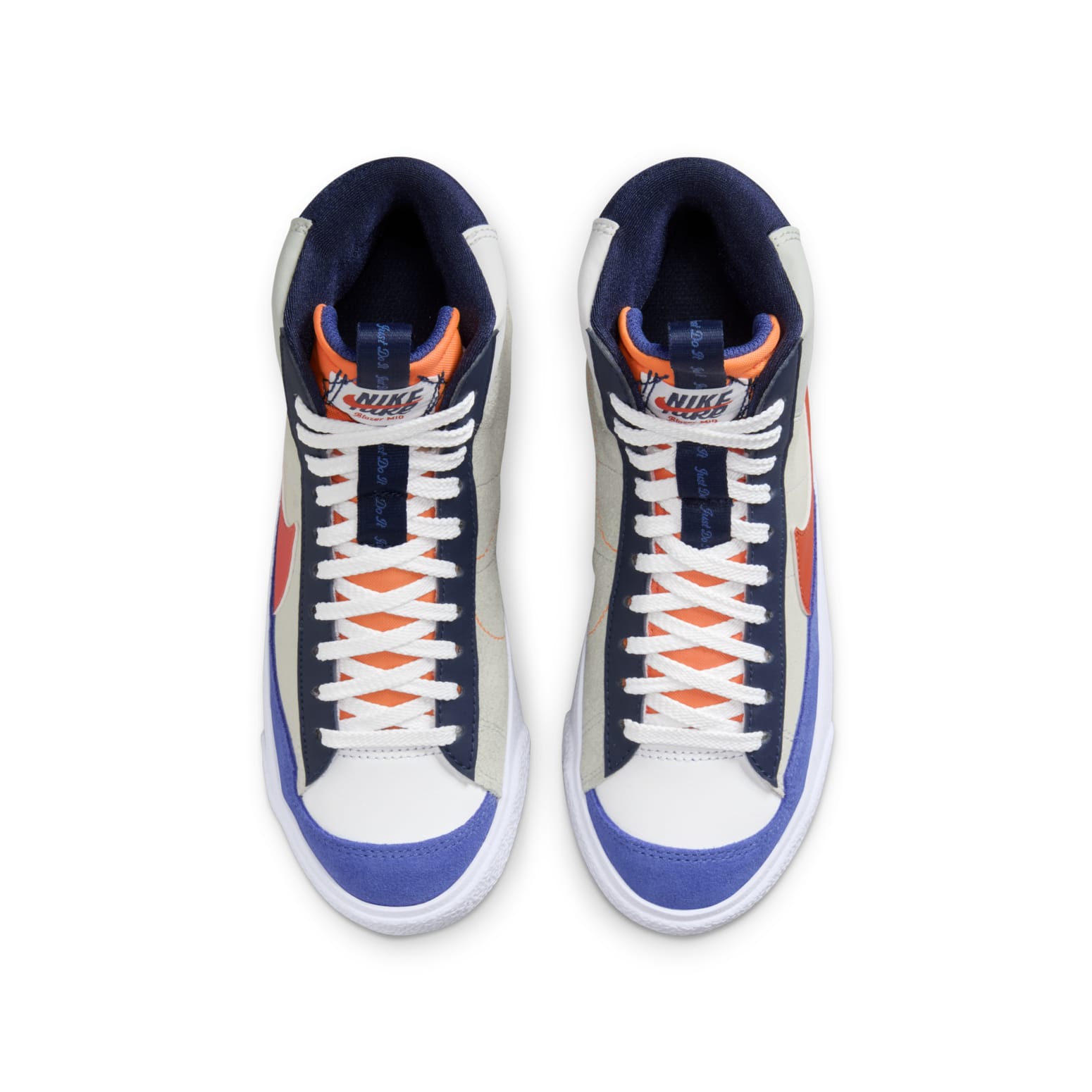 (GS) Nike Blazer Mid '77 SE 'Midnight Navy Team Orange' FQ7413-100