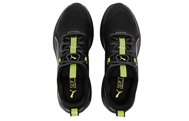 PUMA Twitch Runner Trail 'Black Lime Squeeze' 376961-01