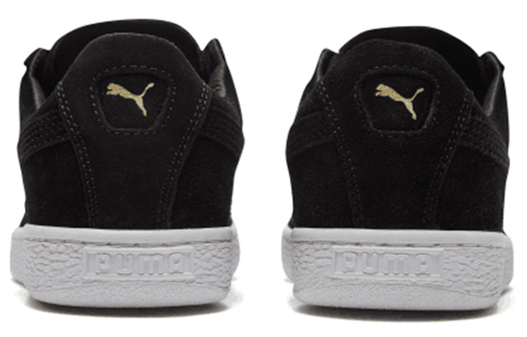 PUMA Suede Classic Metal Badge 'Black White' 370081-01