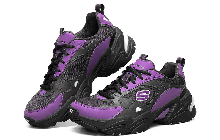 (WMNS) One Punch Man x Skechers Stamina V2 Low-Top Running Shoes Black/Purple 66666345-BKPR