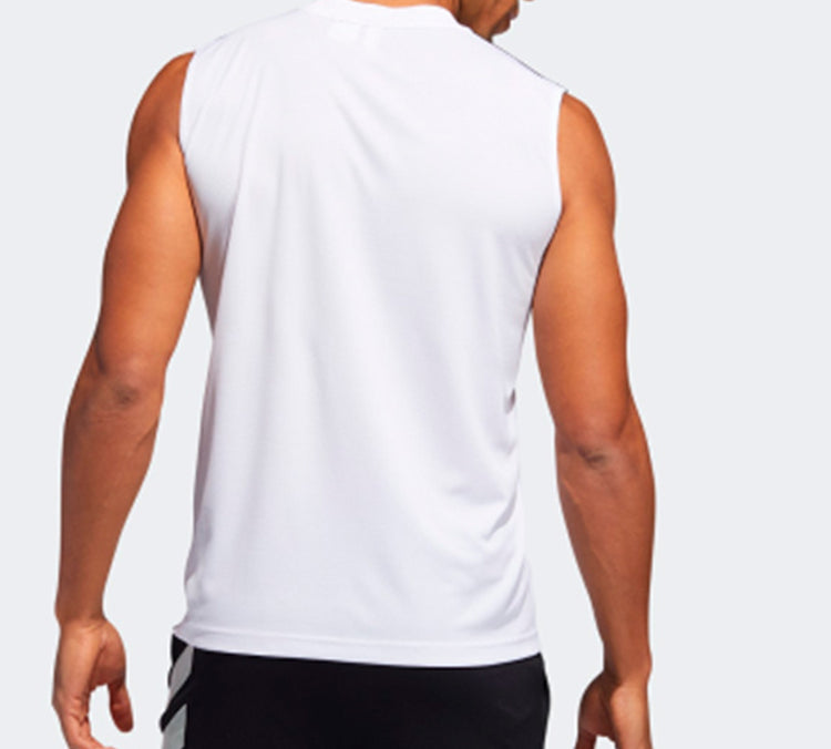 adidas All World SL Basketball Sports Vest White S87241