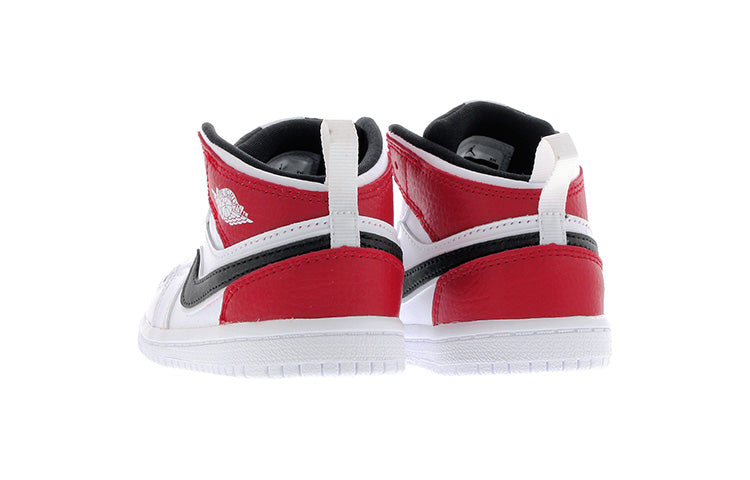 (TD) Air Jordan 1 Mid 'White Gym Red' 640735-116