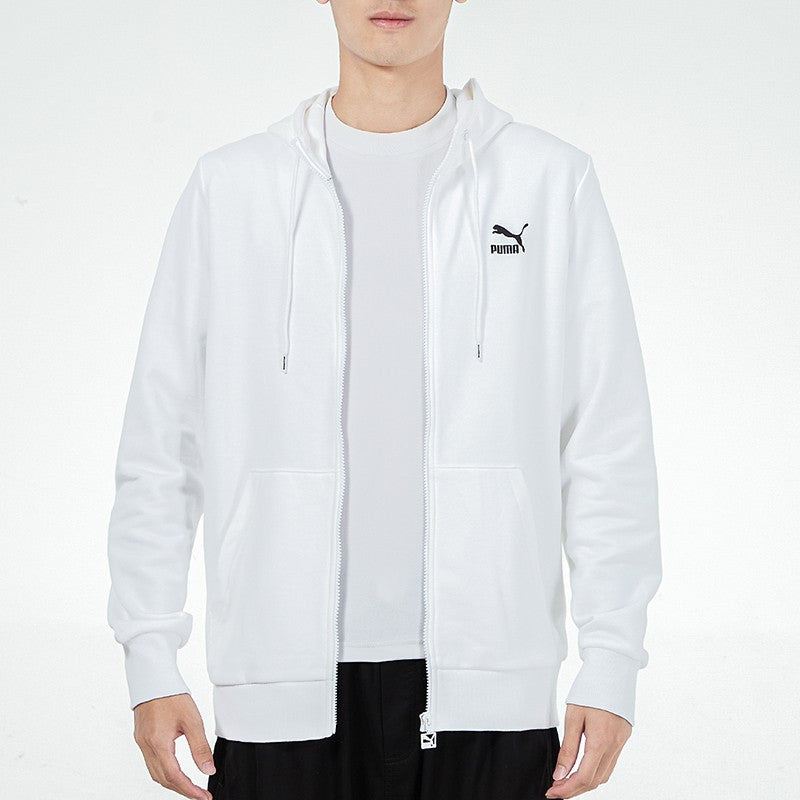 PUMA Classics Tech Full Zip Hoodie 'White' 533143-02